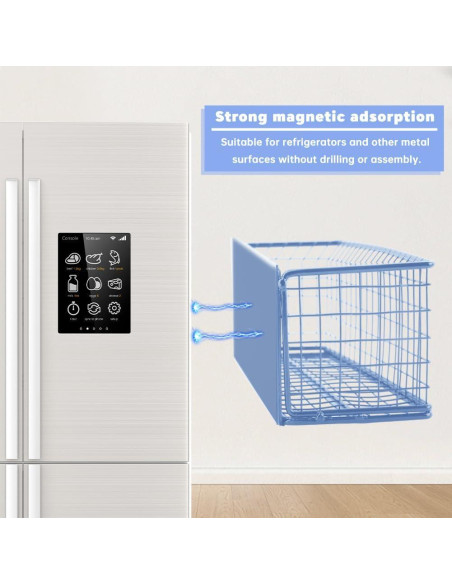 Estante Magnético Kakalote para Especias 25x10x8cm Azul