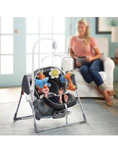 Soporte de Móvil para Cuna de Bebé AGPtek 87.9 cm Blanco 2