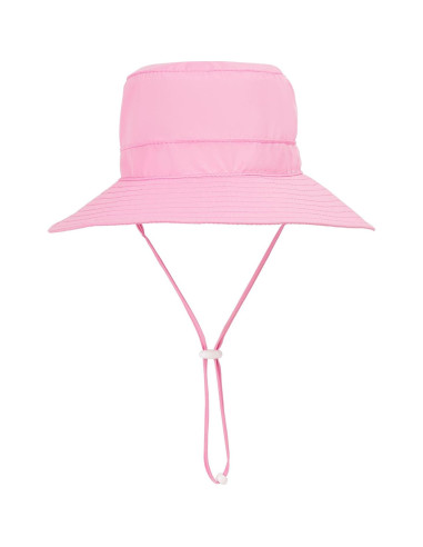 Gorro de sol HECCEI para bebé UPF 50+ ajustable rosa 6-24 meses