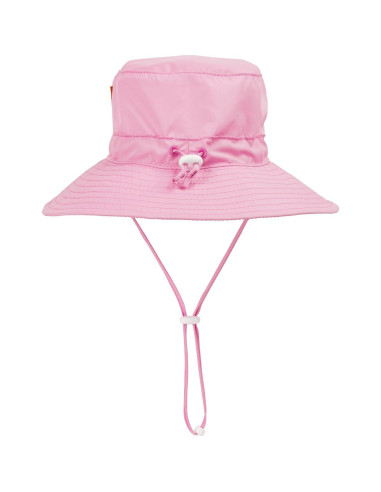 Gorro de sol HECCEI para bebé UPF 50+ ajustable rosa 6-24 meses