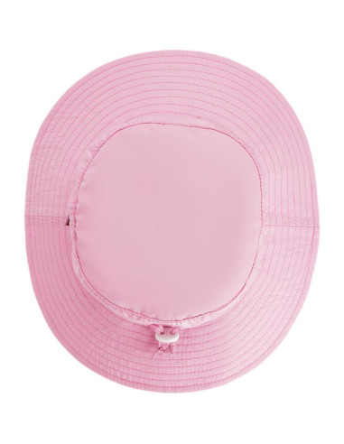 Gorro de sol HECCEI para bebé UPF 50+ ajustable rosa 6-24 meses