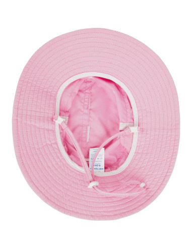 Gorro de sol HECCEI para bebé UPF 50+ ajustable rosa 6-24 meses