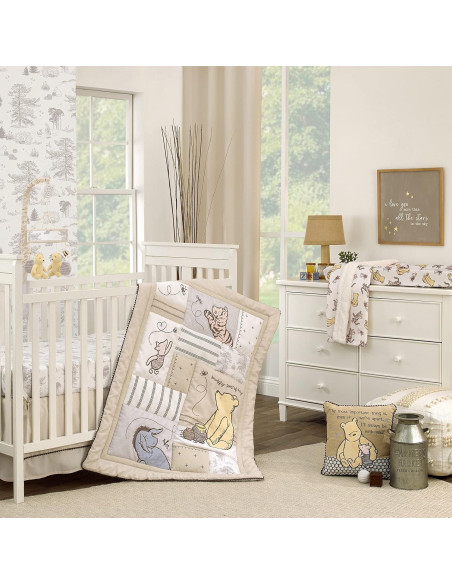 Móvil Musical Disney Pooh Taupe con Abejas y Tarro de Miel