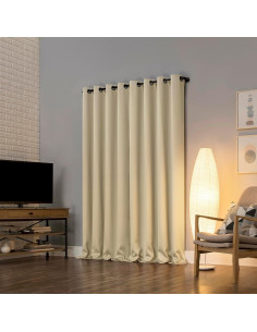Cortinas Blackout Sun Zero Nordic 2-Pack 132x243 cm Crema 2