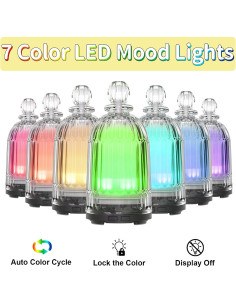 Difusor de Aceite Esencial Smartwell 120ml con Luz LED 2