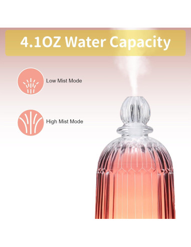 Difusor de Aceite Esencial Smartwell 120ml con Luz LED