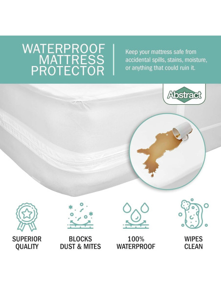 Cubierta de Colchón Impermeable Abstract 28x52x20 cm Vinilo Cubierta de Colchón Impermeable Abstract 28x52x20 cm Vinilo