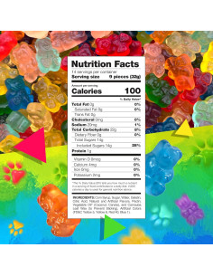 Caramelos Gummy de Osos Frutales 0.45 kg - Golosina Masticable 2