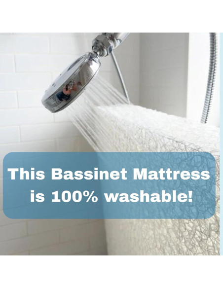 Almohadilla para cuna ovalada First Essentials 30.5x73.7 cm