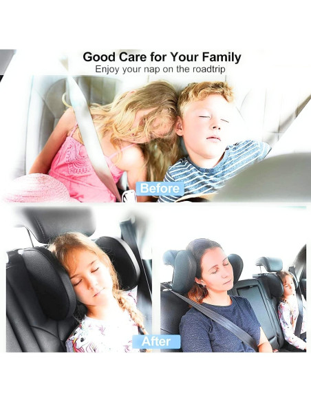 Almohada Reposacabezas Slynx Ajustable Espuma Viscoelástica