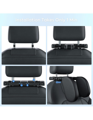 Almohada Ajustable para Reposacabezas QRabbit - Soporte Cuello