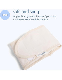 Manta de Sueño Zipadee-Zip SleepingBaby - Viscosa de Bambú - Azul Cielo - Pequeño (4-8 Meses) 2