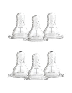 Chupón Estrecho Nivel T Dr. Brown 6 Unidades Silicona BPA Libre