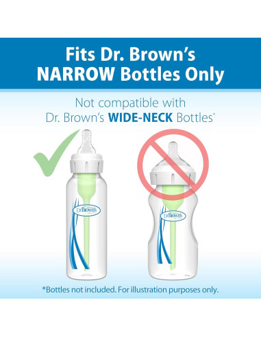 Chupón Estrecho Nivel T Dr. Brown 6 Unidades Silicona BPA Libre