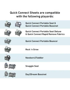 Sábanas Ajustadas Impermeables Graco Taylor 68.6x99.1 cm 2