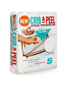 Sábanas Desechables Impermeables PEELAWAYS para Cuna - 5 Capas