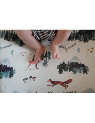 Funda de Cambiador Sorrel + Fern 2-Pack Animales del Bosque