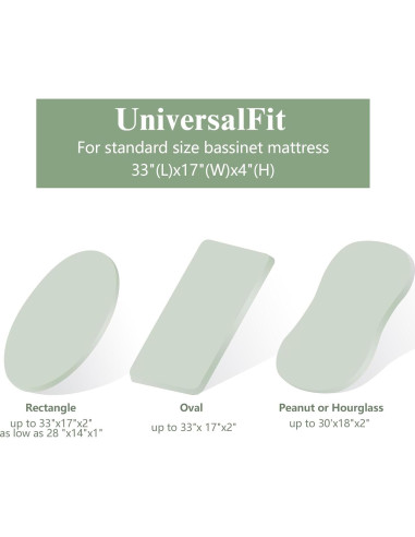 Sábanas de Muselina para Cuna Coreeky 3 Piezas Verde Hoja