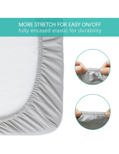 Sábanas de Cuna Biloban 100% Algodón Orgánico 2 Piezas