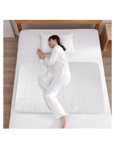 Almohadilla Bamuho para Cama Impermeable 86x132 cm Lavable