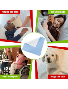 Almohadilla Bamuho para Cama Impermeable 86x132 cm Lavable 2