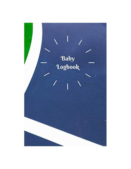 Baby Logbook: Mint Green Stripes Tracker for Newborns, Sleeping and Baby Health Notebook Breastfeeding Journal,