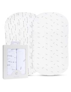 Juego de Sábanas Ajustadas para Cuna Ely's & Co. 100% Algodón Jersey