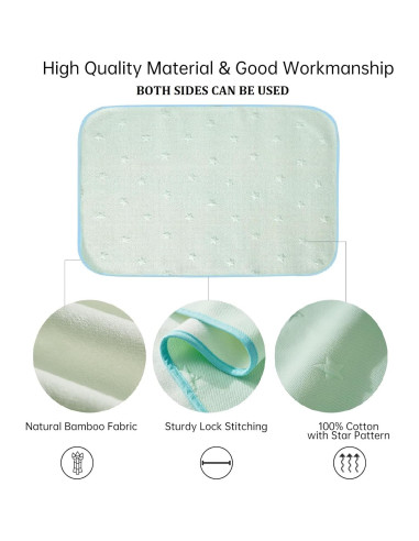 Almohadilla Impermeable Reutilizable Reidio 30x45cm Durazno