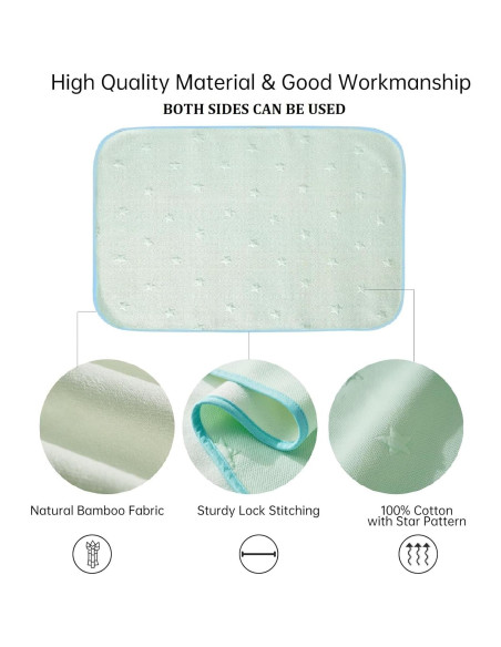 Almohadilla Impermeable Reutilizable Reidio 30x45cm Durazno