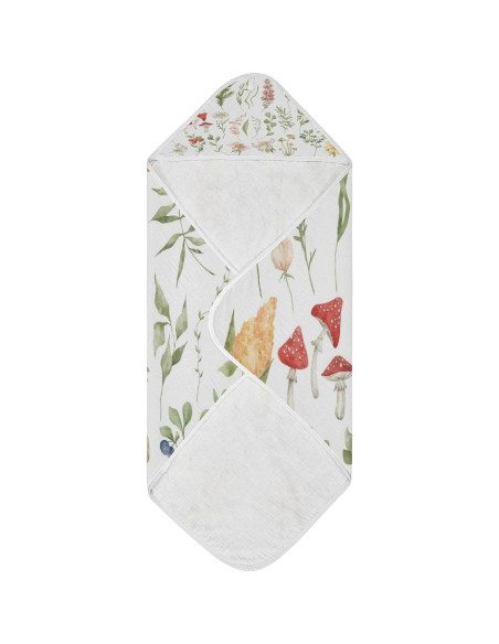 Toalla de baño con capucha Pigsaly 76x76cm algodón orgánico