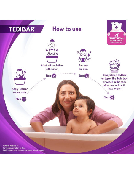 Barra de baño para bebés Curatio 75 g x 3 unidades Barra de baño para bebés Curatio 75 g x 3 unidades