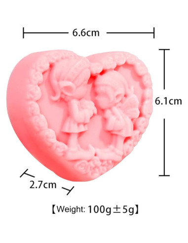 Jabón Botánico Aromático T-shin en Forma de Ángel 100g