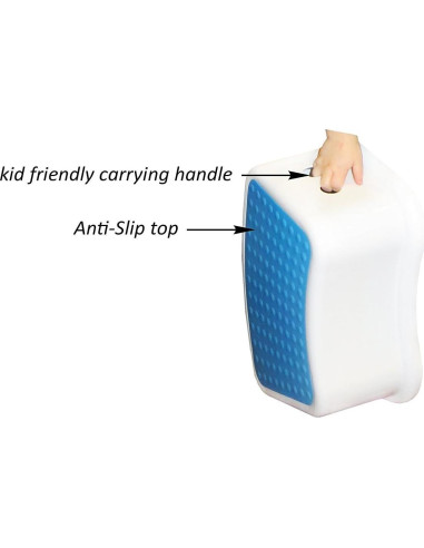 Escalón Azul para Niños Angels - Entrenamiento Baño 31.75 kg