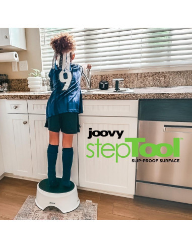 Taburete Joovy StepTool Antideslizante 15.88 cm Blanco 136 kg