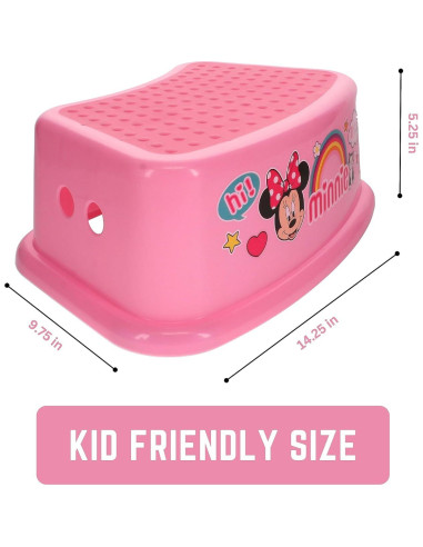 Escalón Disney Minnie Mouse Sonrisa - Antideslizante 90.7 kg
