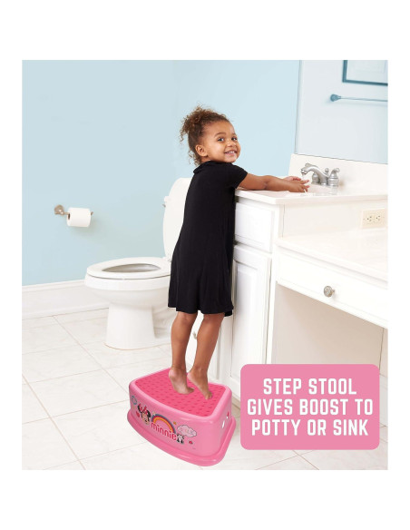 Escalón Disney Minnie Mouse Sonrisa - Antideslizante 90.7 kg