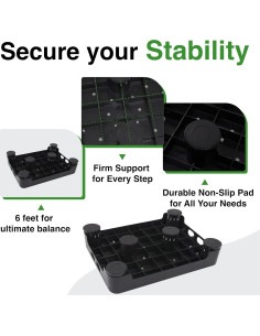 Escalera Ajustable COOL-ANGLE 4 Niveles Antideslizante Gris 2