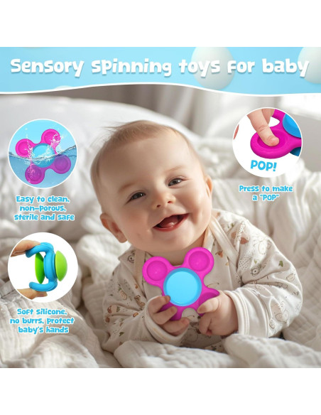 Juguetes de baño Guibola con ventosas - Apilables Estrella Luna