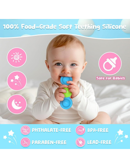 Juguetes de baño Guibola con ventosas - Apilables Estrella Luna