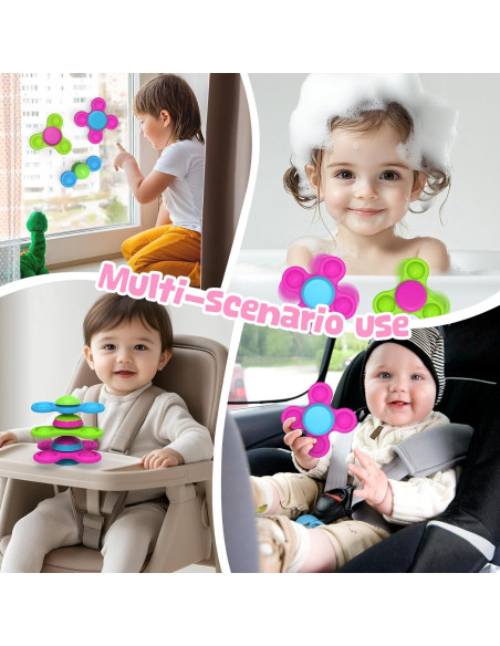 Juguetes de baño Guibola con ventosas - Apilables Estrella Luna