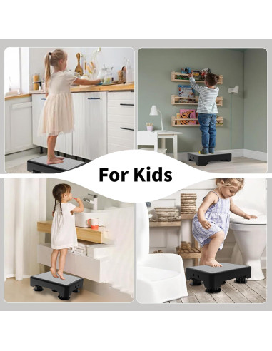 Escalera Ajustable TENGYI 272 kg Antideslizante Gris