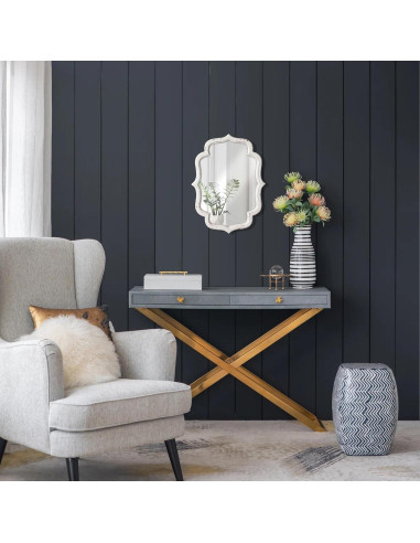 Espejo de Pared Vintage Sintosin 40.64x30.48 cm Rústico