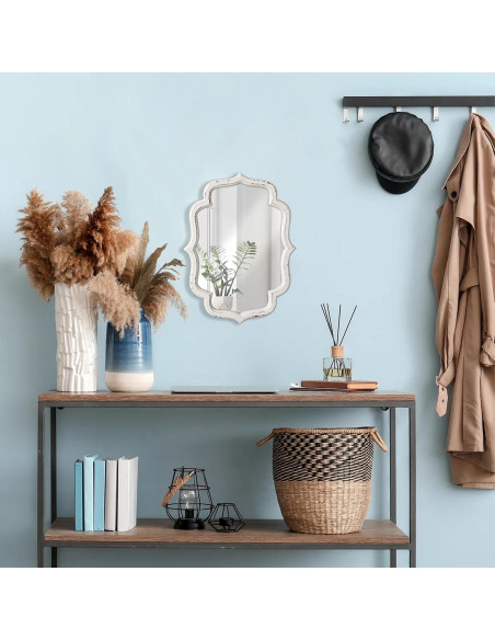 Espejo de Pared Vintage Sintosin 40.64x30.48 cm Rústico Espejo de Pared Vintage Sintosin 40.64x30.48 cm Rústico