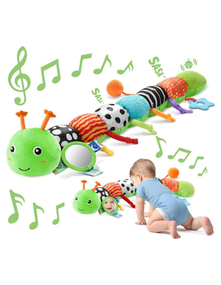 Juguete Sensorial para Bebés Sumobaby Oruga Verde 0-12 Meses