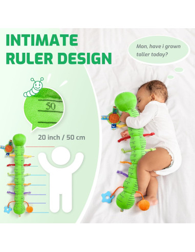 Juguete Sensorial para Bebés Sumobaby Oruga Verde 0-12 Meses