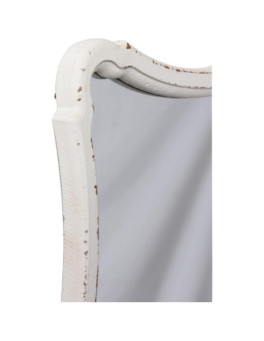 Espejo de Pared Vintage Sintosin 30x23 cm Blanco Rústico