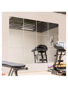 Espejo de Pared Murrey Home 12 Piezas 30x30 cm Vidrio Pulido