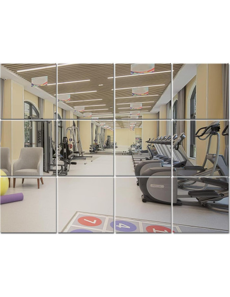 Espejo de Pared Murrey Home 12 Piezas 30x30 cm Vidrio Pulido Espejo de Pared Murrey Home 12 Piezas 30x30 cm Vidrio Pulido