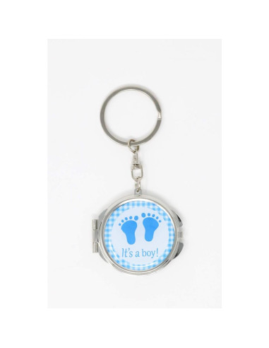 12 Espejos Compactos Llavero Baby Shower AmoreCreations
