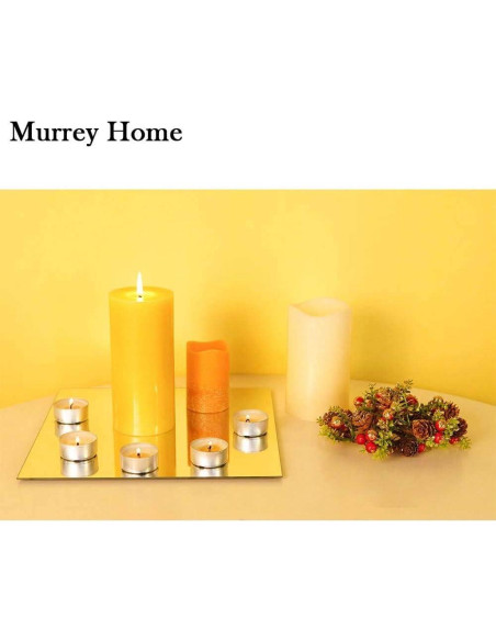 Espejo de Pared Murrey Home 12 Piezas 30x30 cm Vidrio Pulido Espejo de Pared Murrey Home 12 Piezas 30x30 cm Vidrio Pulido